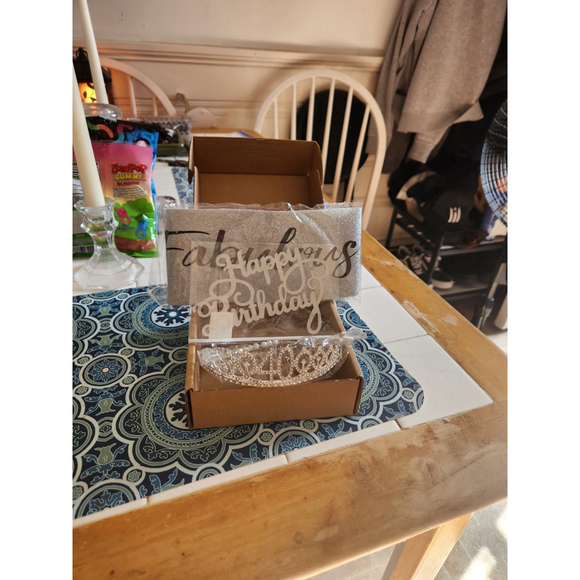 Unbranded Accessories - 40 and Fabulous Tiara and Sash Set for Women